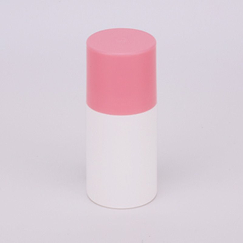 Plastic Colorful deodorant container 50ml roll on bottle with plastic roller ball