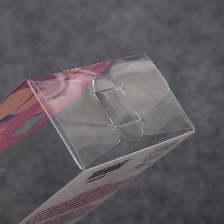 Custom order clearing PET packaging boxes for hair comb Transparent folding PVC hair brush plastic box