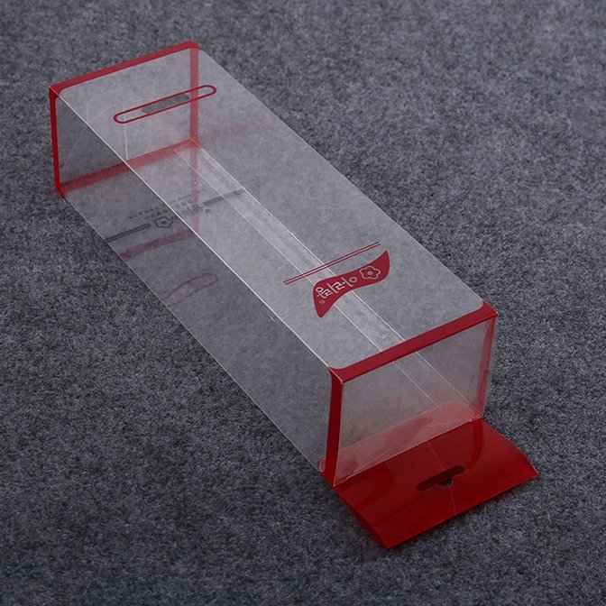 Custom order clearing PET packaging boxes for hair comb Transparent folding PVC hair brush plastic box