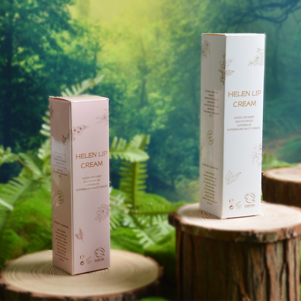 Luxury Deluxe Two Tuck End Box Cream Foundation Lip gloss Set Lipstick Skincare Packaging Box Cosmetic Skin Care