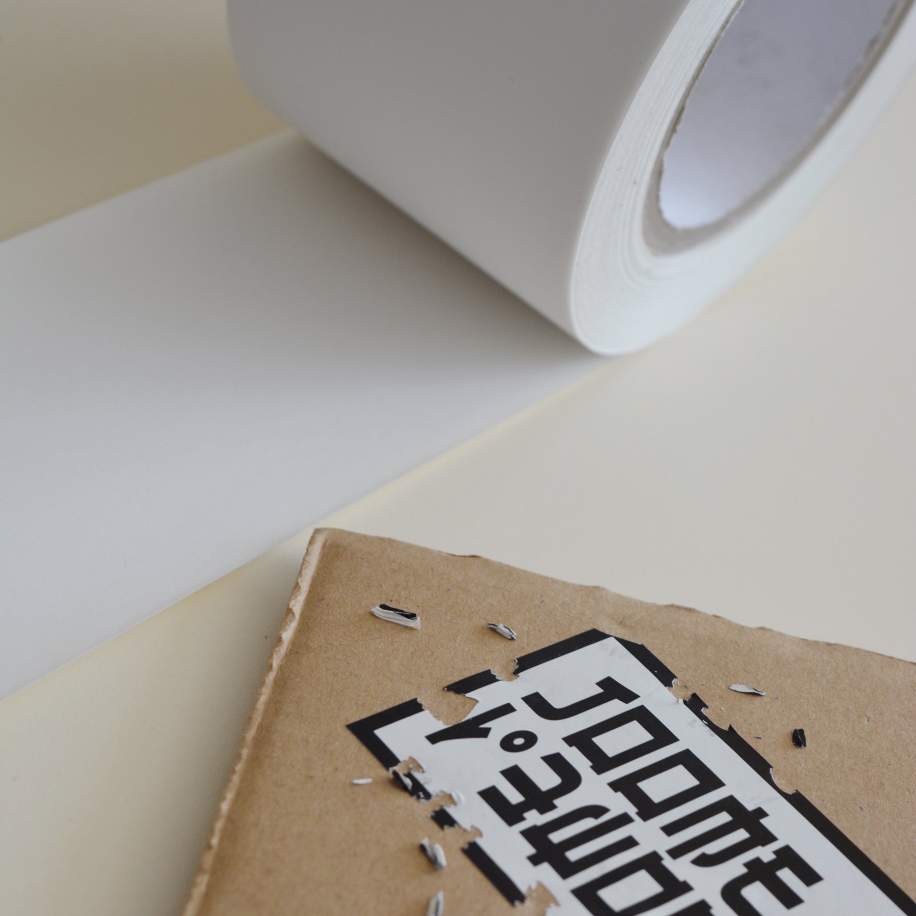 White/Transparent Vinyl Self-Destructible Paper Materials Brittle Label Paper Material