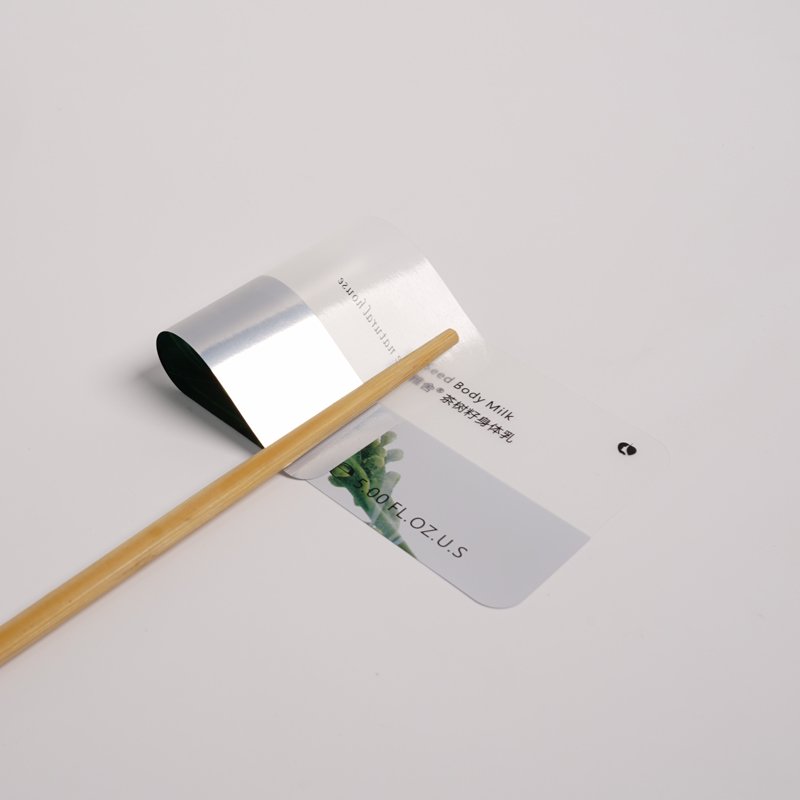 Custom transparent waterproof Vinyl color printed roll label body milk bottle sticker Shampoo Products Label For Packing