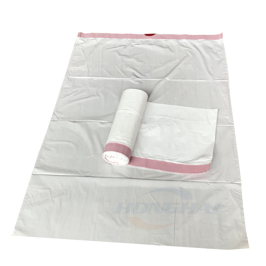 8 Gallon Plastic Medium Drawstring Trash Bags Garbage Bags,White Unscented Ultra Thick Trash Can Liner,Tie String Garbage Bag