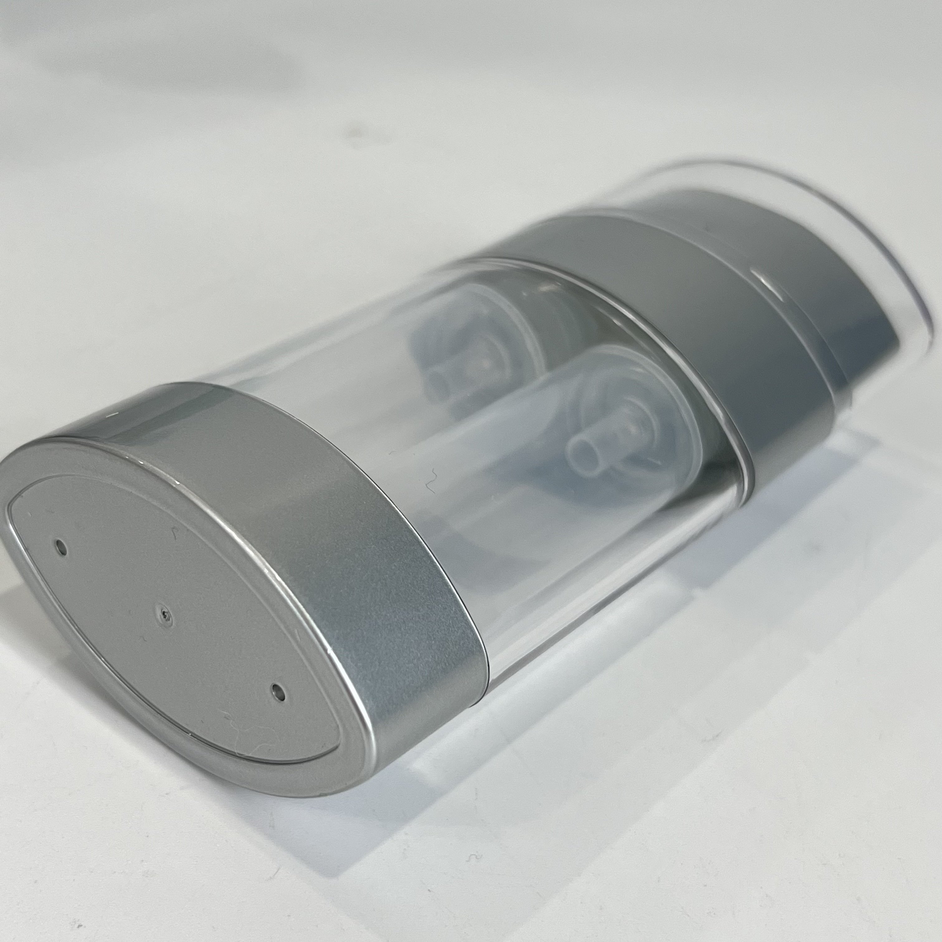 Recycled cosmetic packaging lotion serum dual chamber acrylic airless bottle 2*20ml 2*15ml