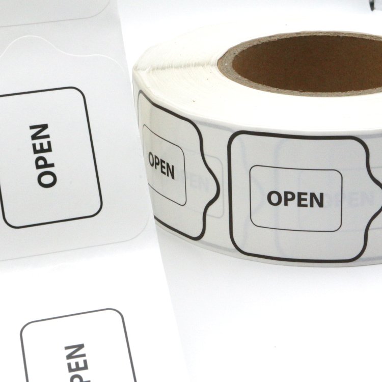 Wet Wipes Lids Bag Self Adhesive Custom Sticker Paper Rolls Waterproof Customize Labels for Packaging