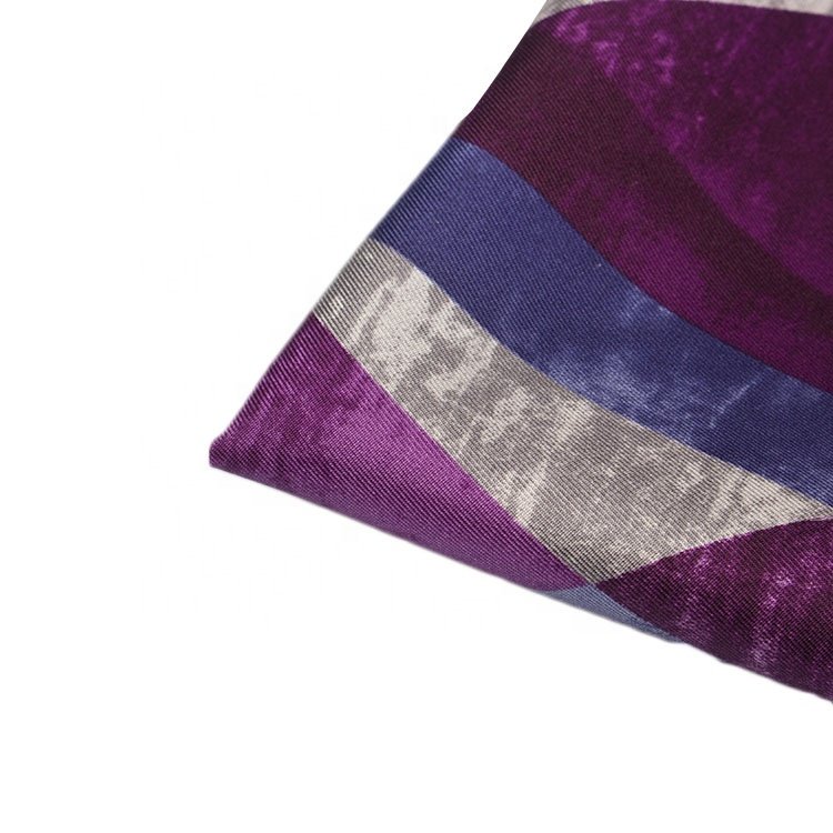 Custom New Design Handkerchief Printed Plaid Hanky Pocket Square Mens 100%Polyester Handkerchief