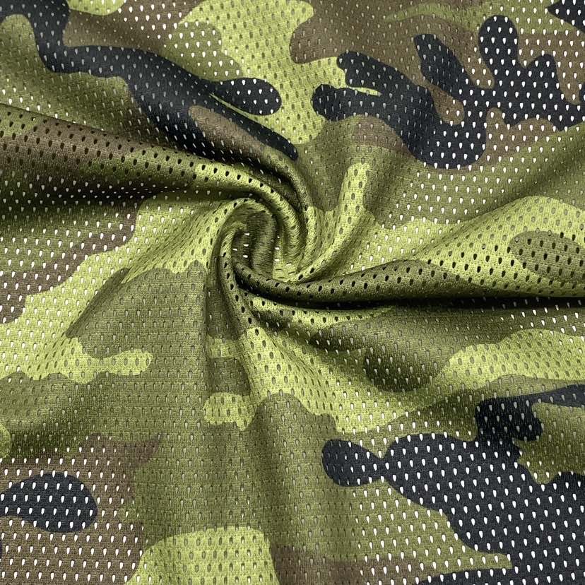 printing camouflage VZ95 green camo mens netting mesh fabric for outdoors hunting towel face mask