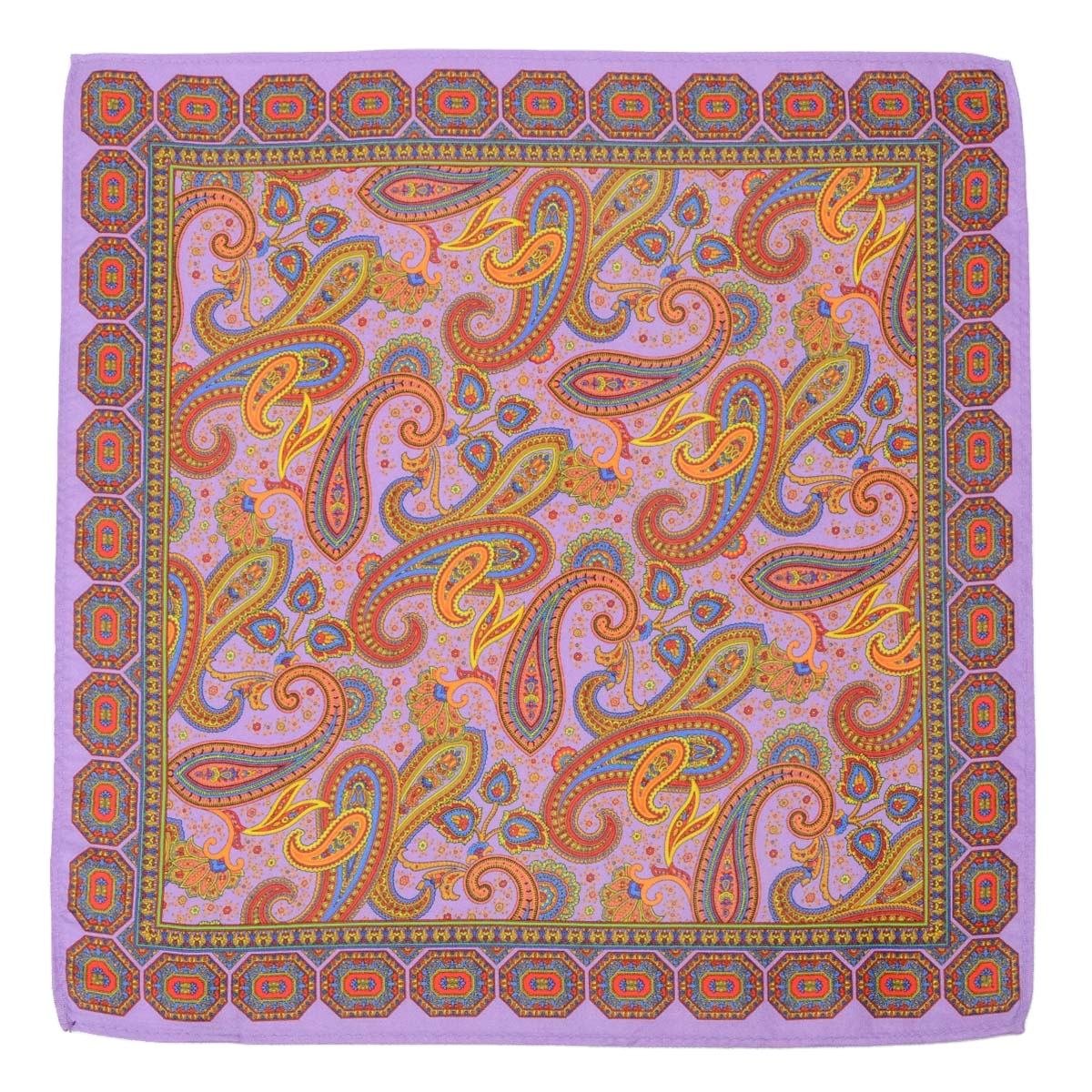 Profession Factory Wholesale Low Price Men's Screen Printed Handmade Handkerchief Custom Logo Silk Pocket Squares For Men