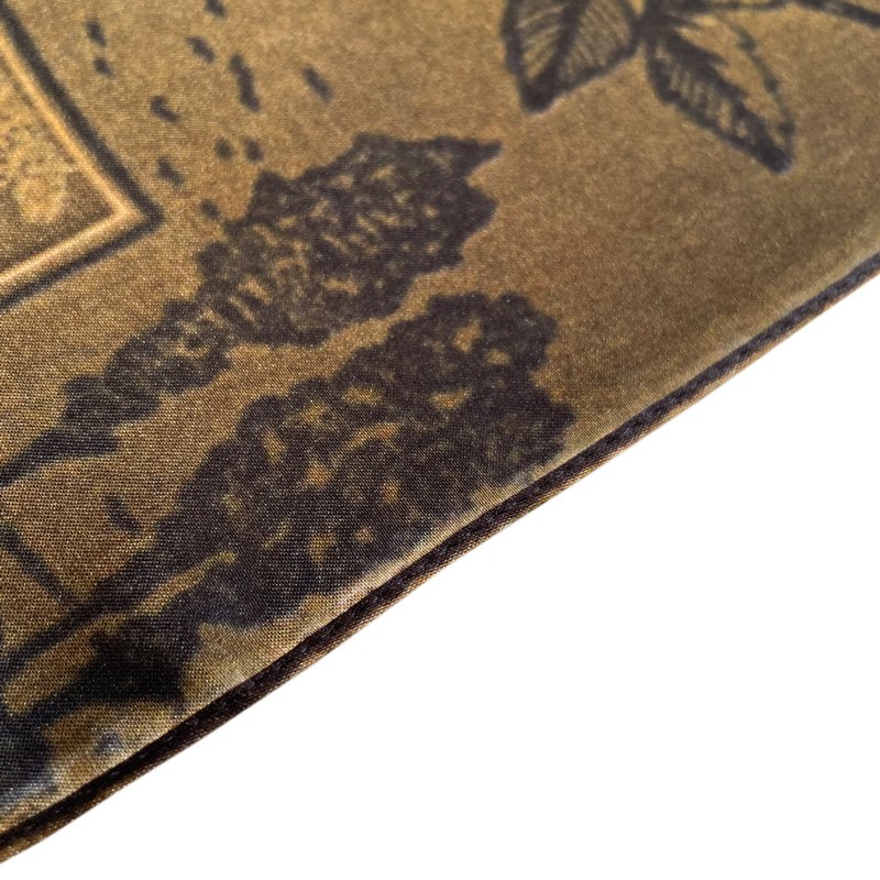 Custom silk bandana square head scarf handkerchief custom print