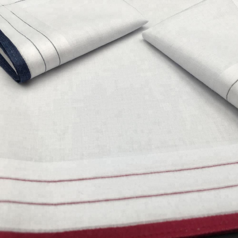 High quality wholesale 100% soft organic cotton woven light grey pocket square custom printed design woven handkerchief for men