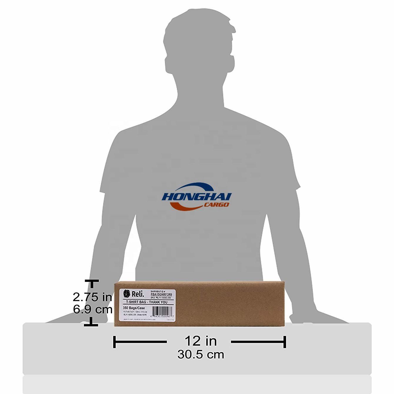 HDPE T-shirt Plastic Shopping Handle Bag Packaging Grocery Plastic Bag