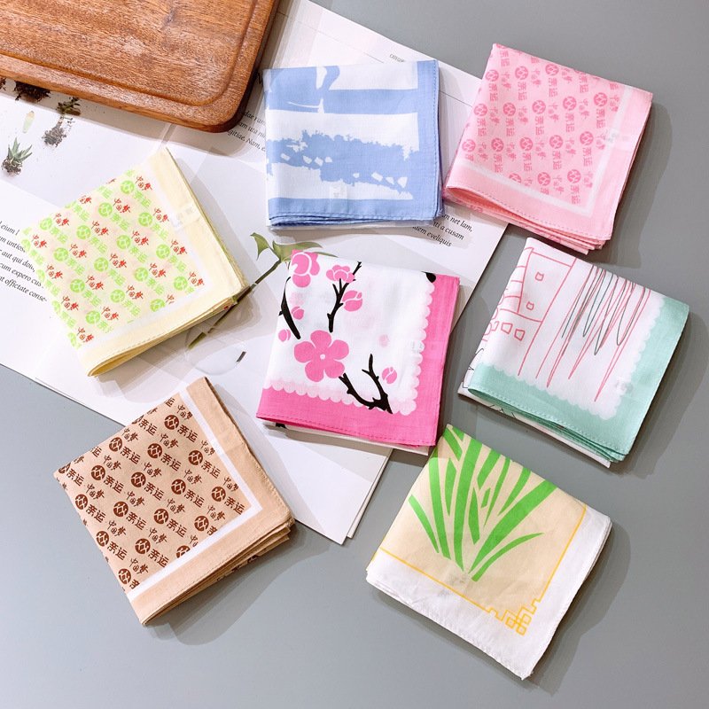 Women's Cotton Handkerchief Women's Cotton Handkerchief Ladies Gift Handkerchief For Wedding
