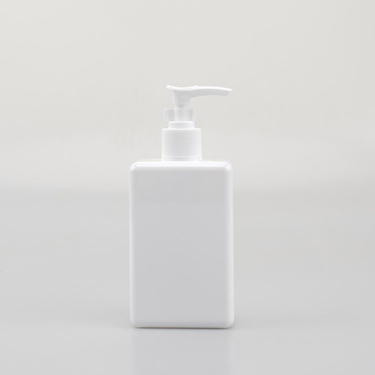 1 Green Colour Screen Printing 16oz 500ml HDPE Cylinder Matte White Shampoo And Conditioner Bottles With Lotion Pump for men