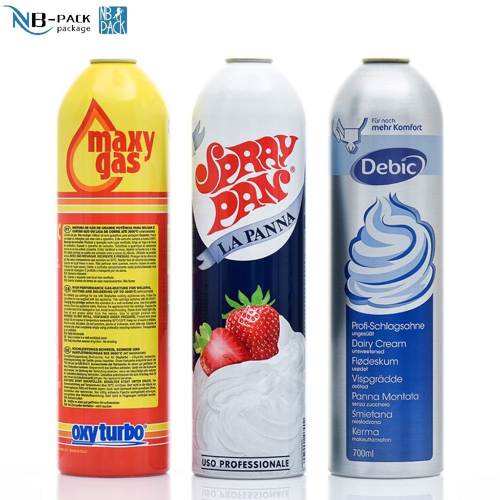 Durable Aluminum Aerosol Can with Customized Logo for Skincare and Beauty Products