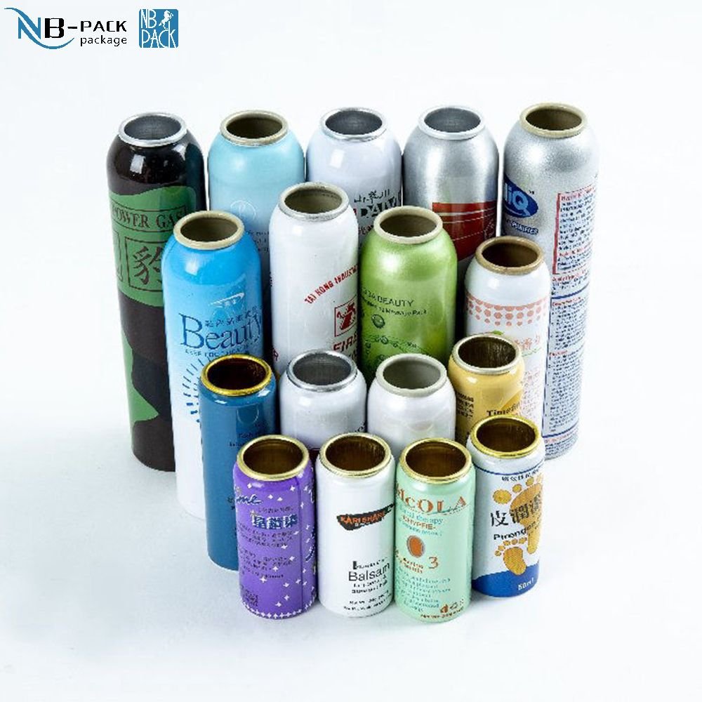 Durable Aluminum Aerosol Can with Customized Logo for Skincare and Beauty Products