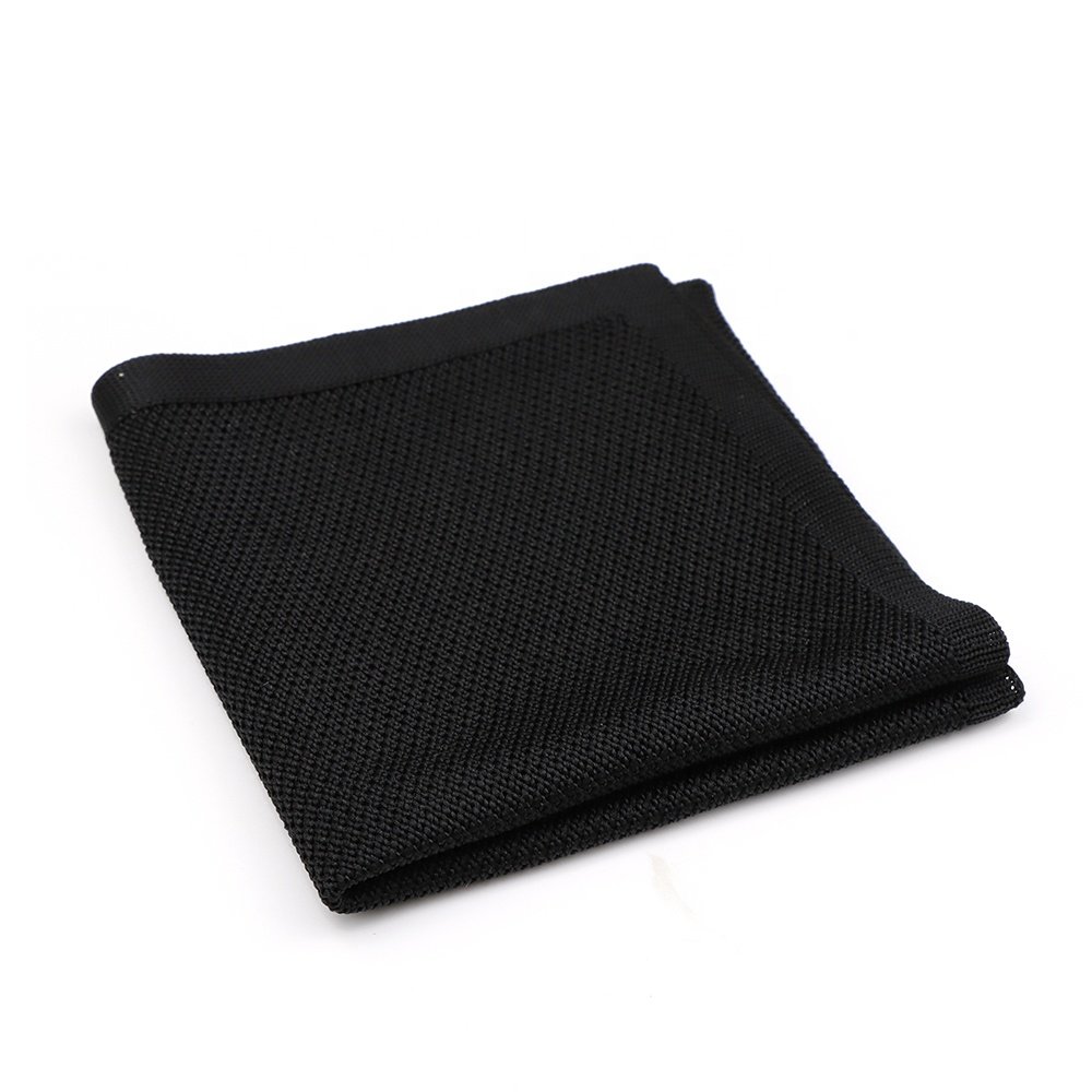 Premium knit Handkerchief Solid Very Soft Men&Women High Quality Wedding Pocket Square Adult Tuxedo Bow Tie Accessory Gift