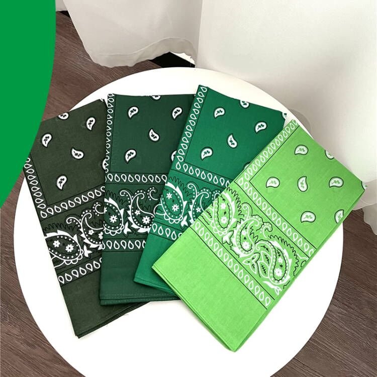 Men's handkerchief Mens Headband Cowboy Square Handkerchief Headband handkerchief Paisley bandana