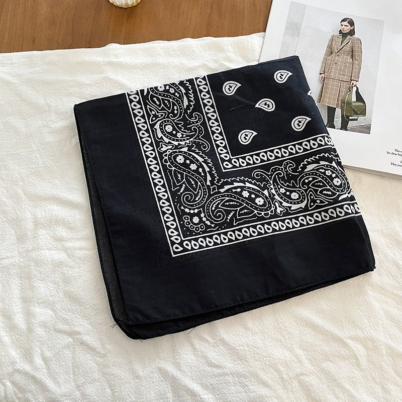 Paisley Bandanas Cowboy Bandana Handkerchiefs Paisley Print Head Wrap Scarf
