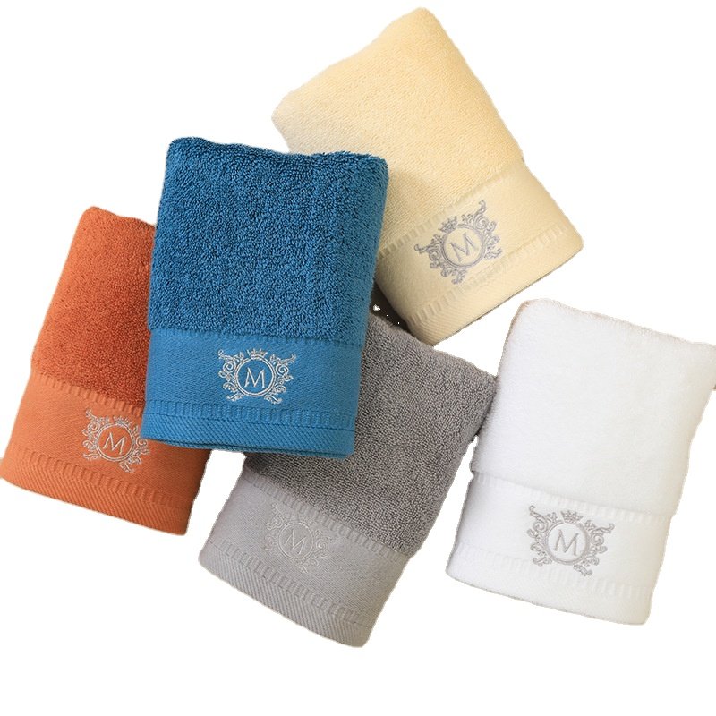 100% Cotton Custom Print Soft Baby Wash Cloth Square Kerchief Face Towels Man Handkerchief Kitchen Hand Towel