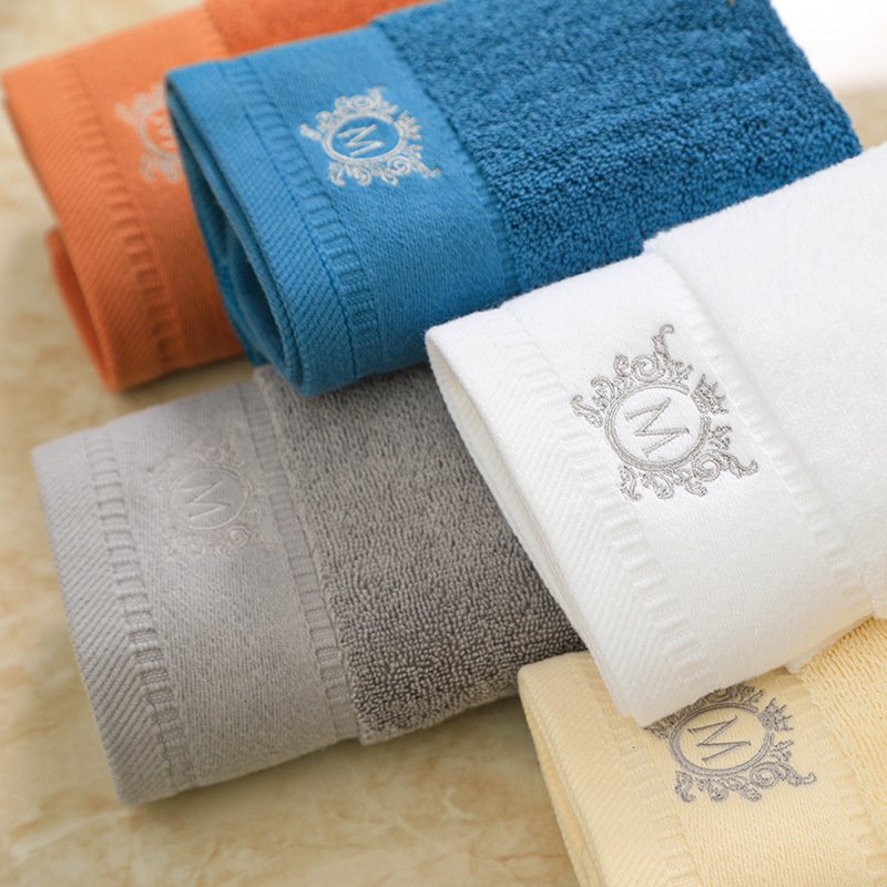 100% Cotton Custom Print Soft Baby Wash Cloth Square Kerchief Face Towels Man Handkerchief Kitchen Hand Towel