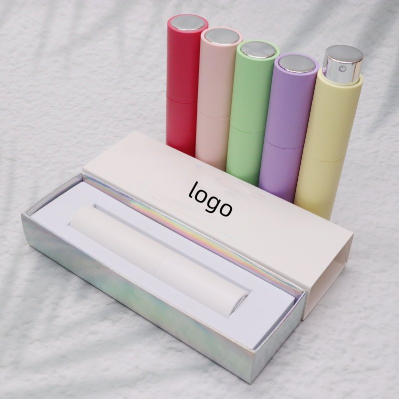 8ml 10ml empty perfume bottle Atomizer Small Mini Empty 10ml refill Glass Spray Perfume Bottle with paper box