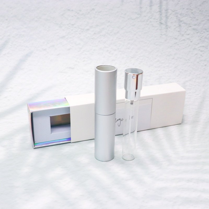 8ml 10ml empty perfume bottle Atomizer Small Mini Empty 10ml refill Glass Spray Perfume Bottle with paper box