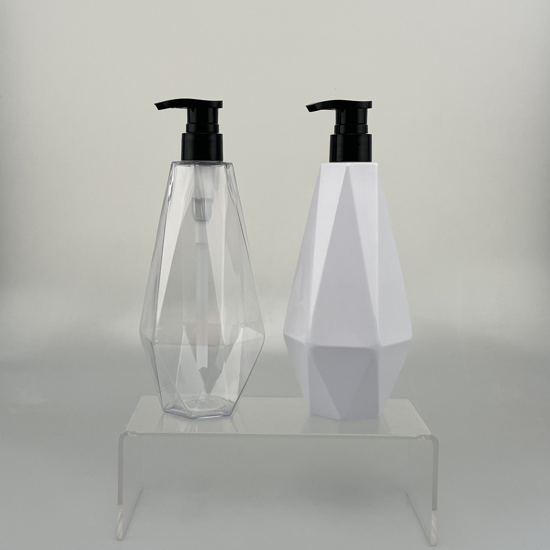 Shampoo Cosmetic packaging PET 60ml 120ml 250ml 500ml eco plastic bottlecosmetic plastic bottlesampoo fancy shampoo bottle