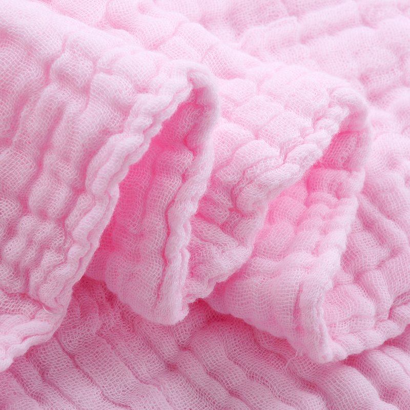 Muslin Face Cloth Handkerchief 6layer Organic Cotton Baby Hooded Towel Soft Saliva Bib Washcloth Baby Bath Towel