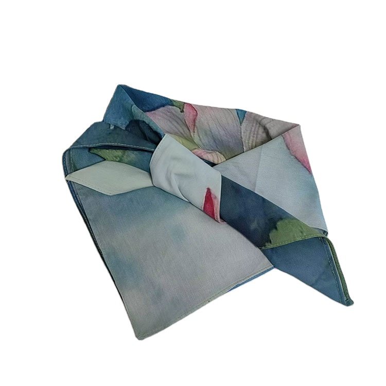 OEM/ODM Custom Printed 100% Cotton Square Cotton Bandana Cotton Handkerchief for Promotional Gifts