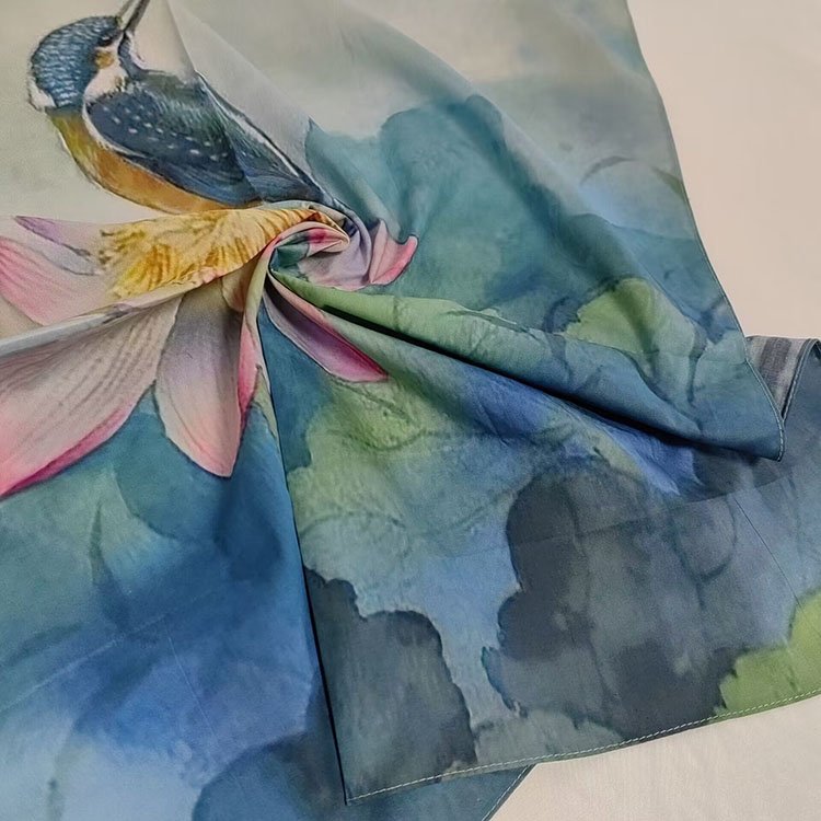 OEM/ODM Custom Printed 100% Cotton Square Cotton Bandana Cotton Handkerchief for Promotional Gifts