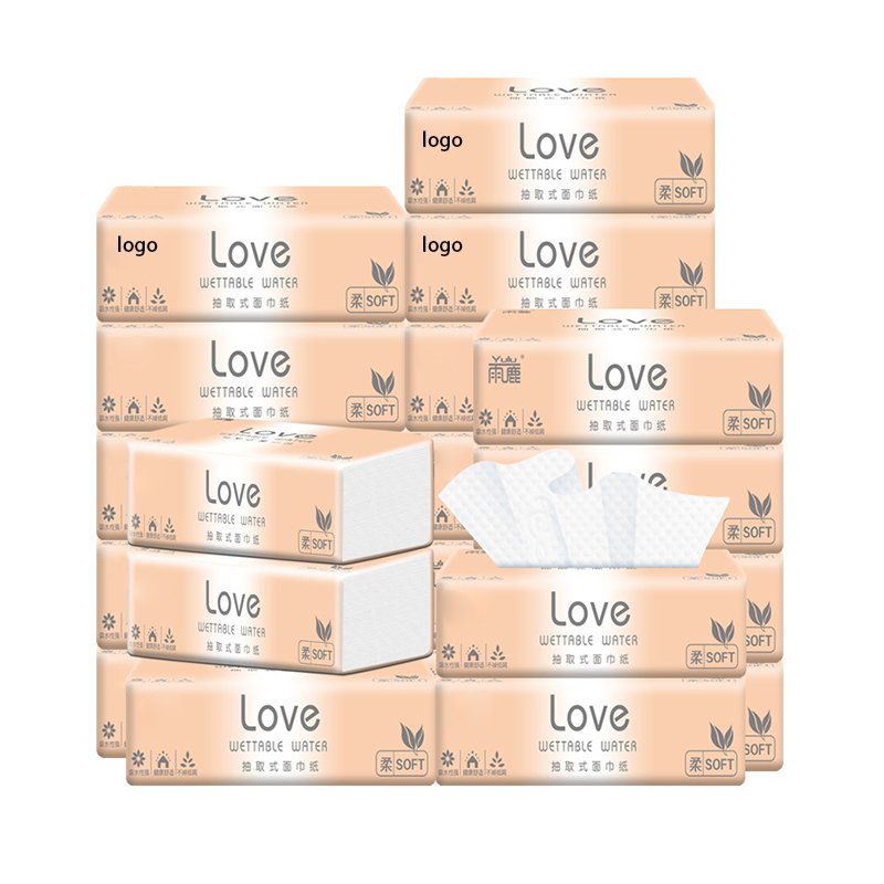 Handkerchief Soft Skin Caring Tissue Paper Office Hotel Home Daily Using Facial Tissue Paper
