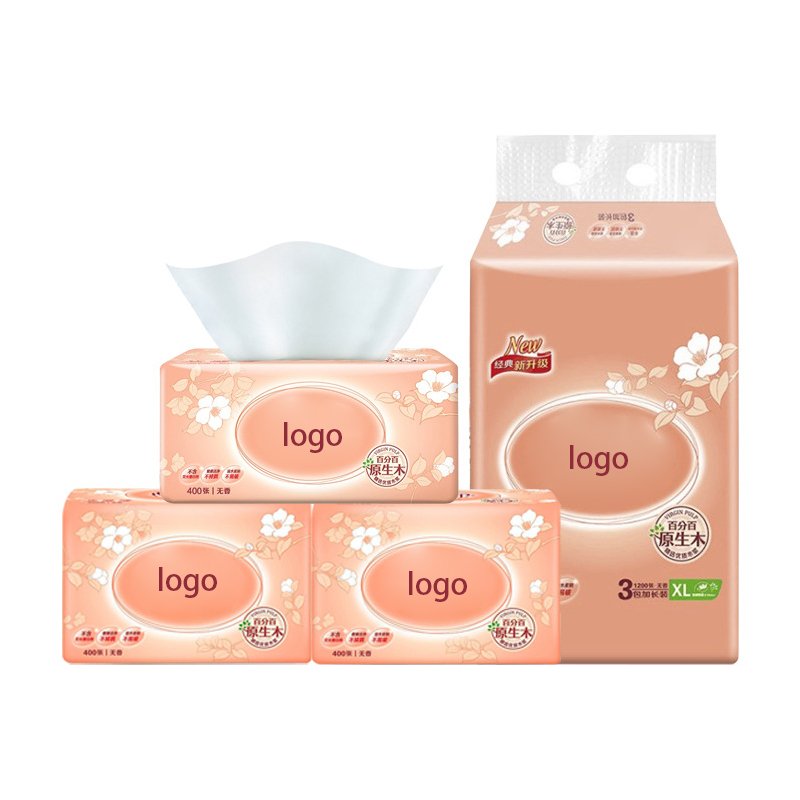 Handkerchief Soft Skin Caring Tissue Paper Office Hotel Home Daily Using Facial Tissue Paper