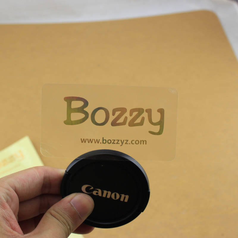 Self adhesive PVC Vinyl PE OBPP transparent seal custom clear sticker sheet