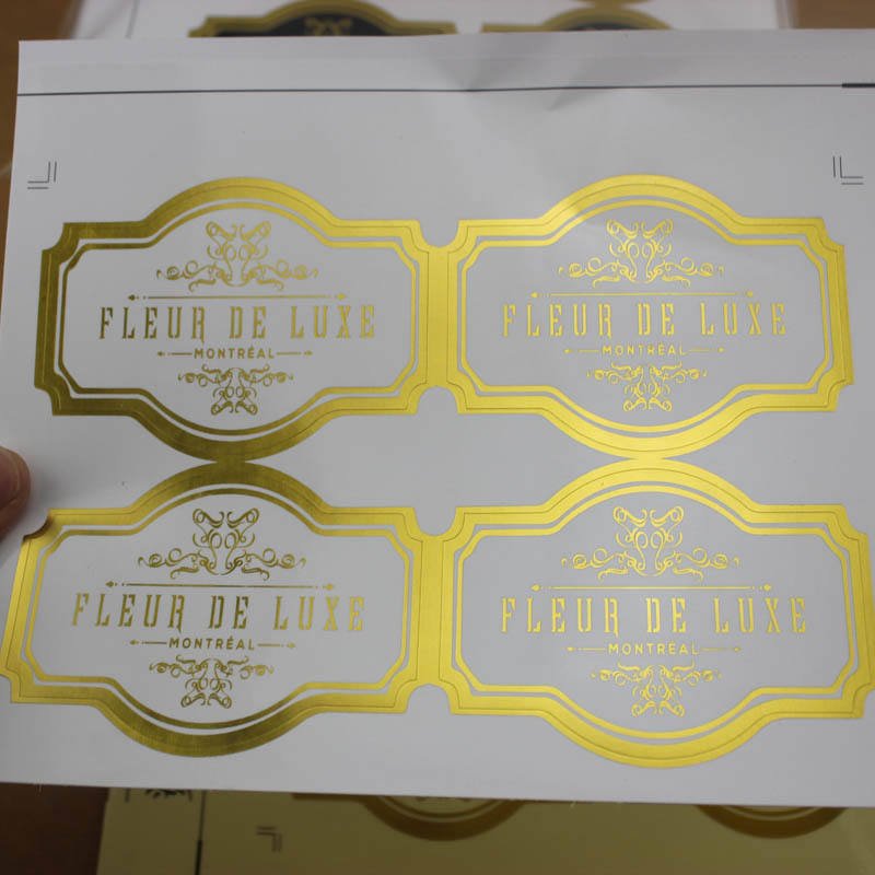 Self adhesive PVC Vinyl PE OBPP transparent seal custom clear sticker sheet