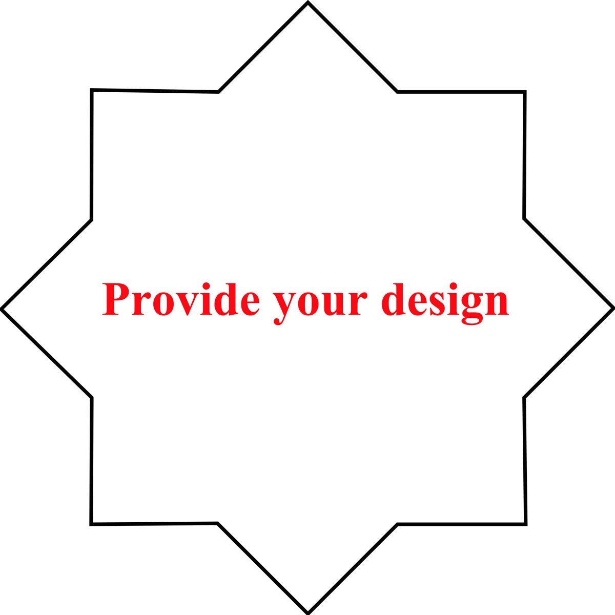 Custom 65CM 25inch Lycra Flow star Double-side Printed Dapo star Handkerchief for Party and Festival