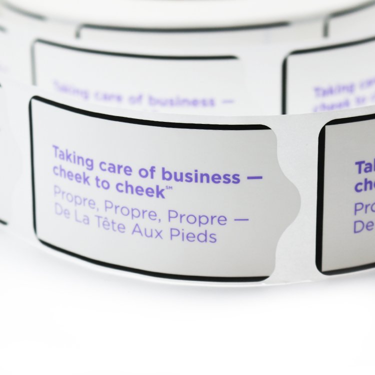 Professional Manufacturer of Customizable Waterproof Vinyl Stickers Wet Wipes Labels for Tissue Package Bag
