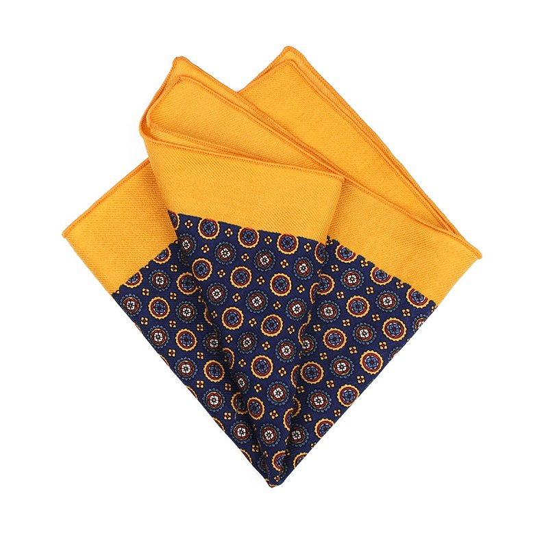 New Arrival Pocket Square Soft Fashion Handkerchief Wool Floral Striped Paisley Hanky Suit Men's Business Wedding Gift for Man