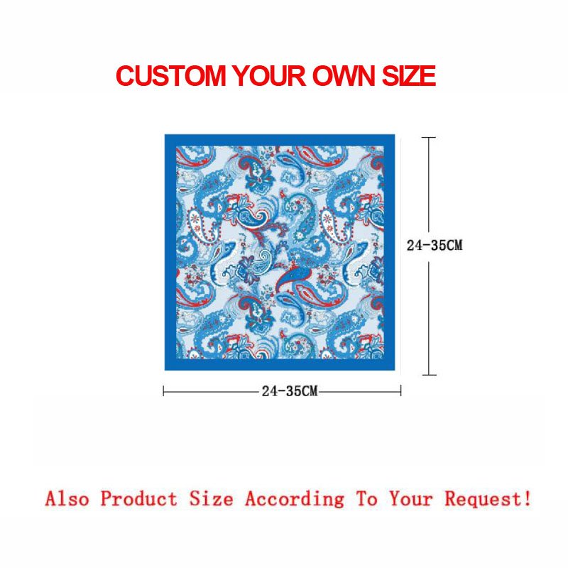 New Arrival Pocket Square Soft Fashion Handkerchief Wool Floral Striped Paisley Hanky Suit Men's Business Wedding Gift for Man