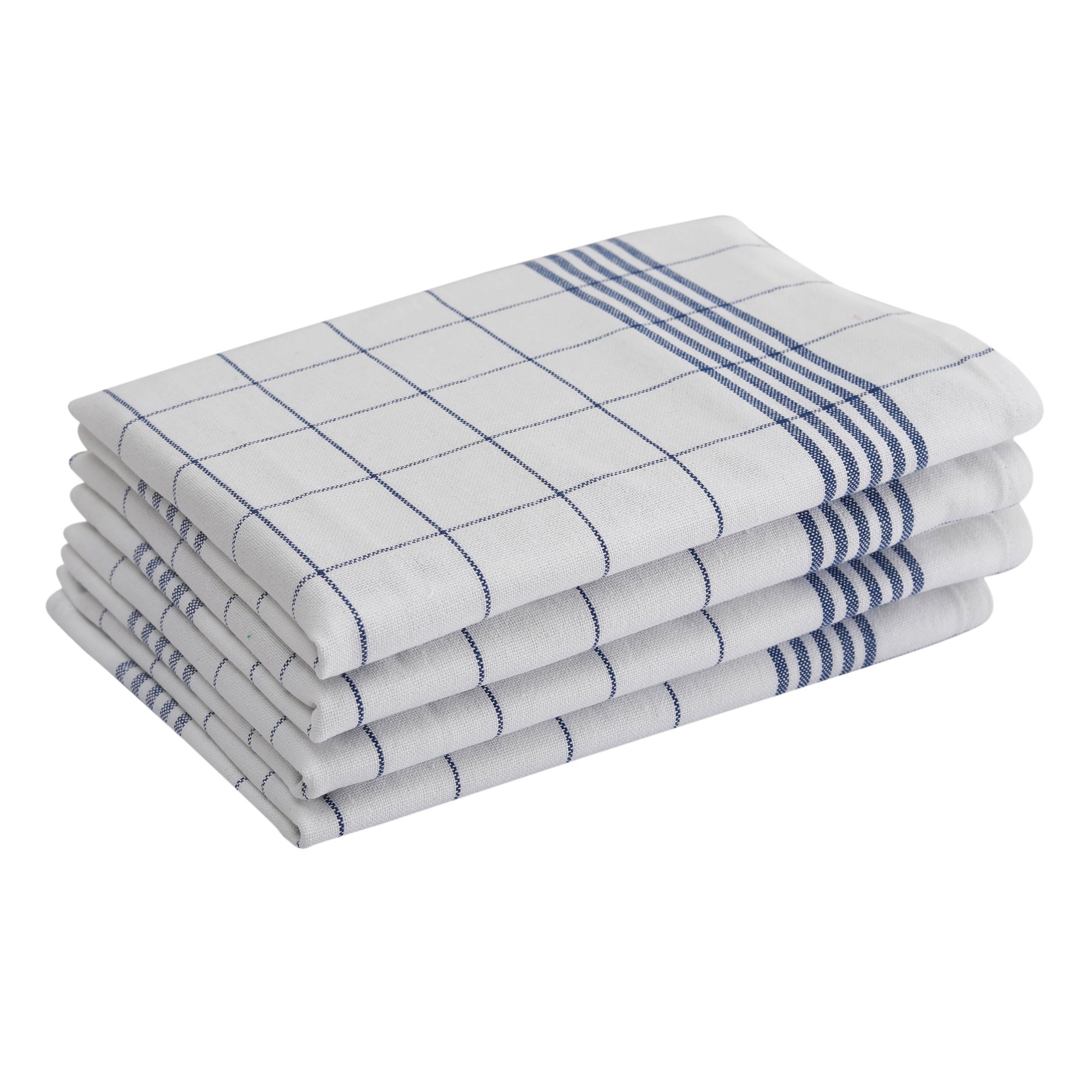 100% Cotton Towel vintage strips golf kitchen - Blue