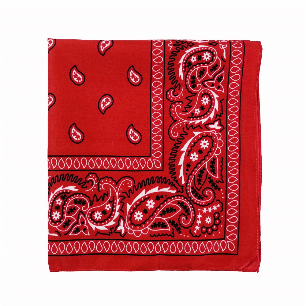 Men & Women Pasiley Cowboy Bandana Handkerchiefs for Hair paisley Cotton Bandanas