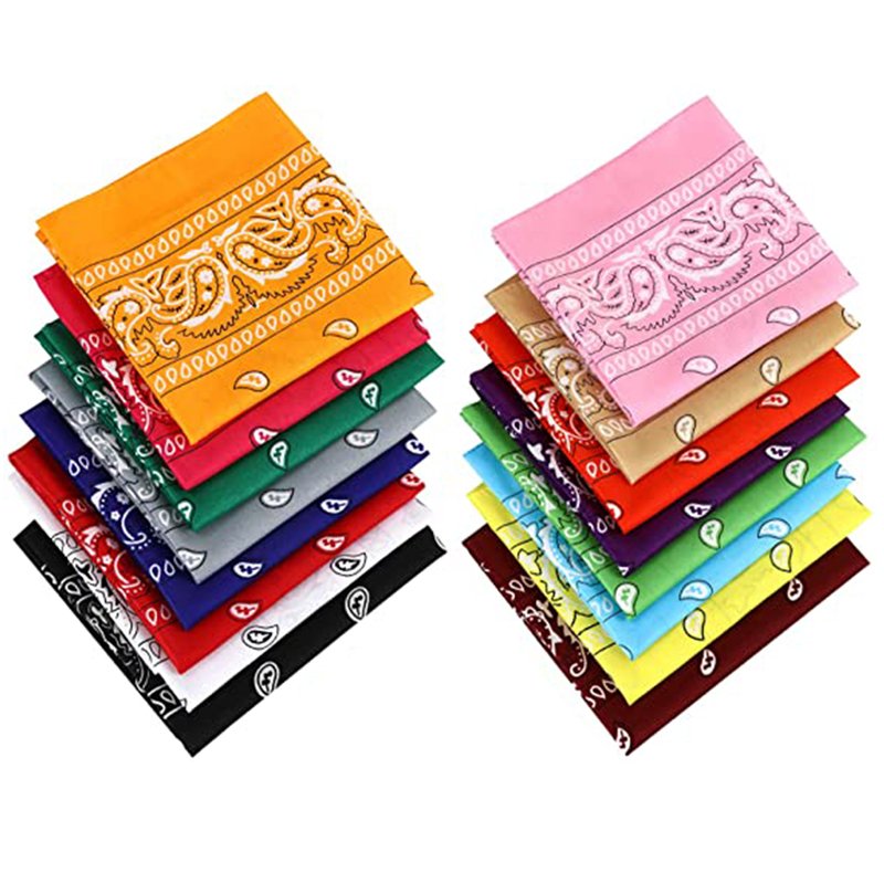 Factory cheap solid color cotton turban plain turban handkerchief multifunctional headband