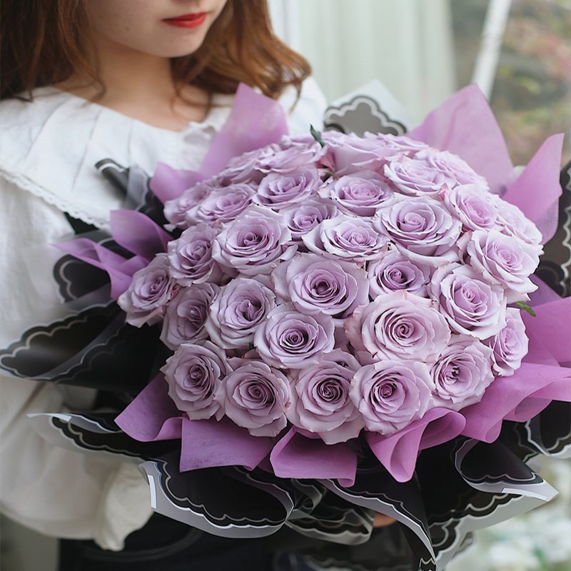 Small Handkerchief Jelly Film Flower Packing Paper Waterproof Solid Color Floral Bouquet Wrapping Paper
