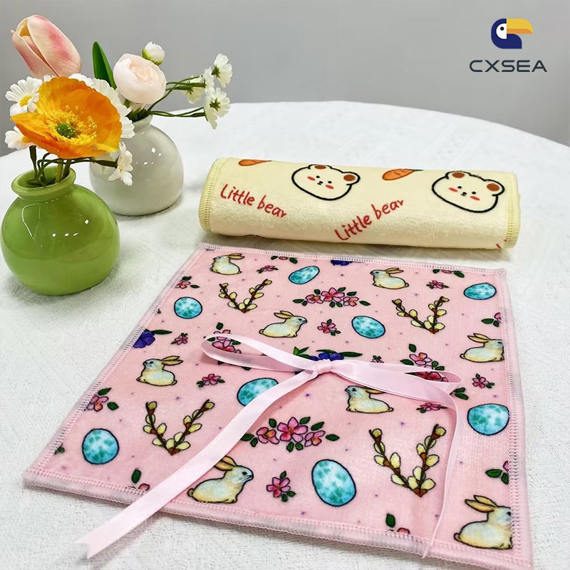 High Quality hand towel Custom Logo Different Shape Picnic towels or table towels