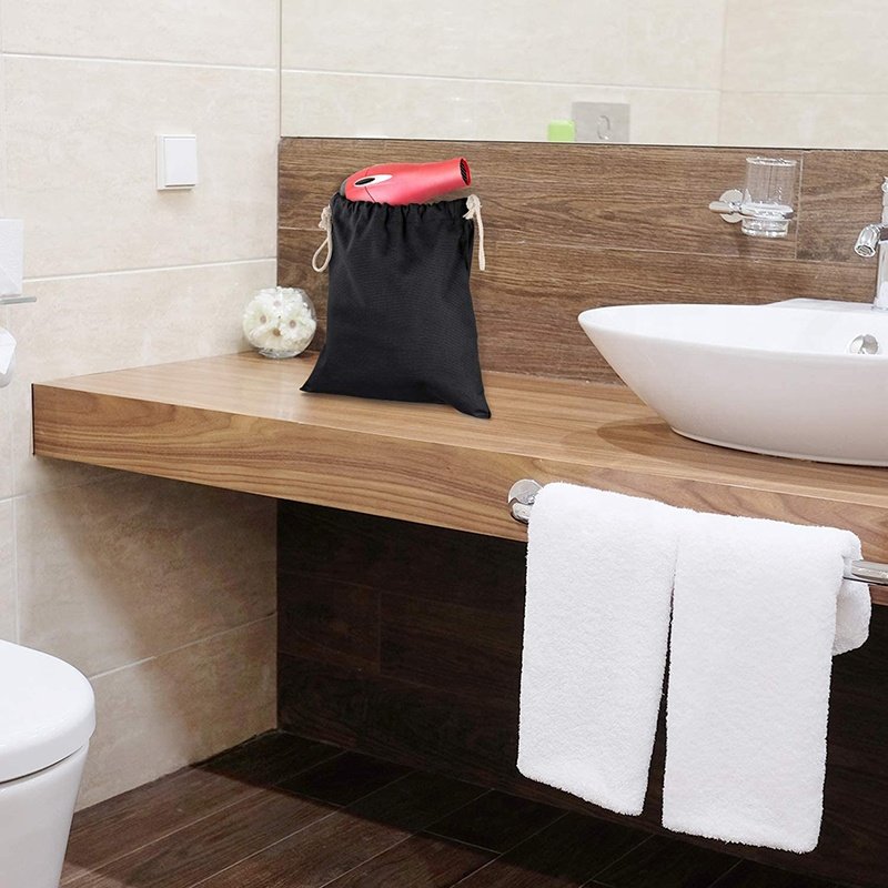 Customized Size Travel Bag Container Hairdryer Bags Drawstring Storage Organizer New Travel Hair Dryer Bags for Styling Tools