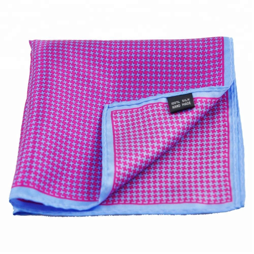 Customized Design Square Women Silk Handkerchief