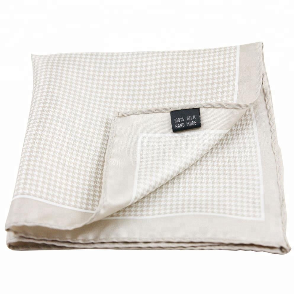 Customized Design Square Women Silk Handkerchief