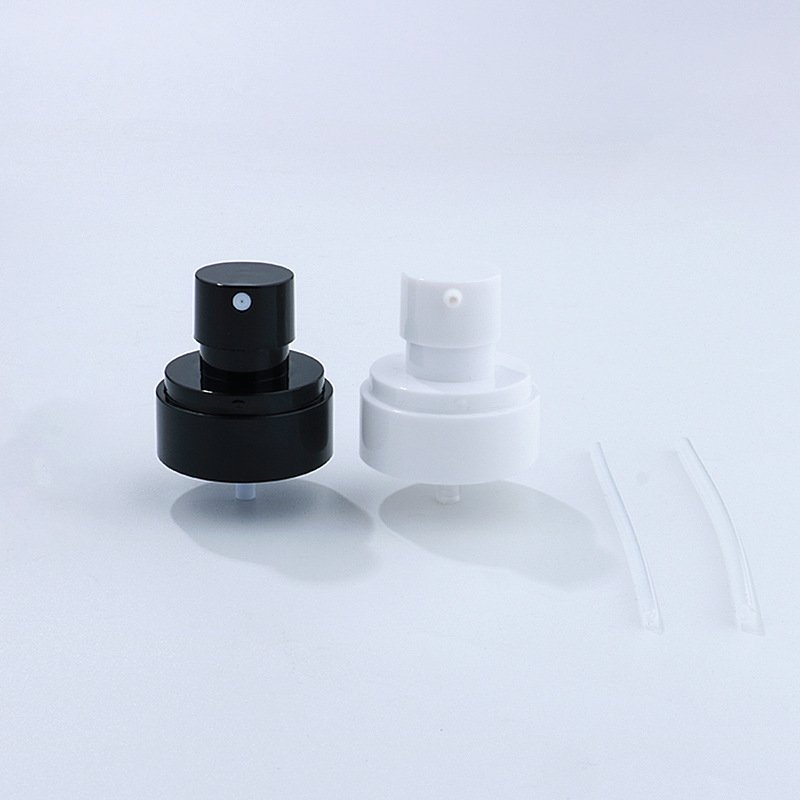 FTS 100ml White Glass Cylindrical Bottle Essence Lotion Bottle Matte Black Spray Bottle