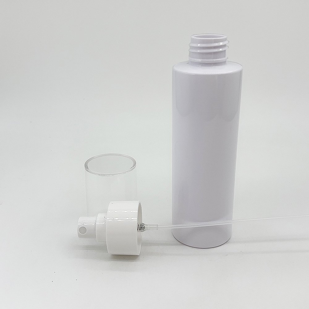 120ml-150ml White Flat Shoulder Pure Lotion Dispenser bottle Clear scrub spray bottle