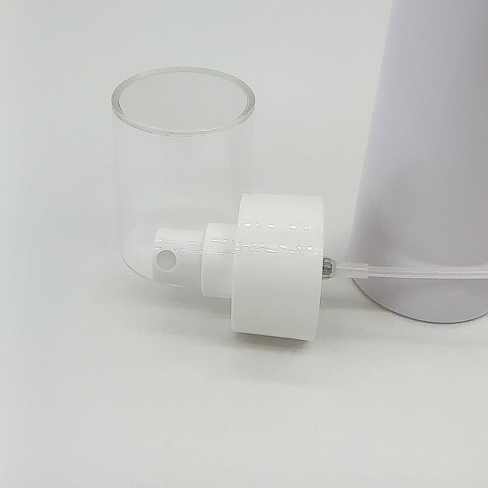120ml-150ml White Flat Shoulder Pure Lotion Dispenser bottle Clear scrub spray bottle