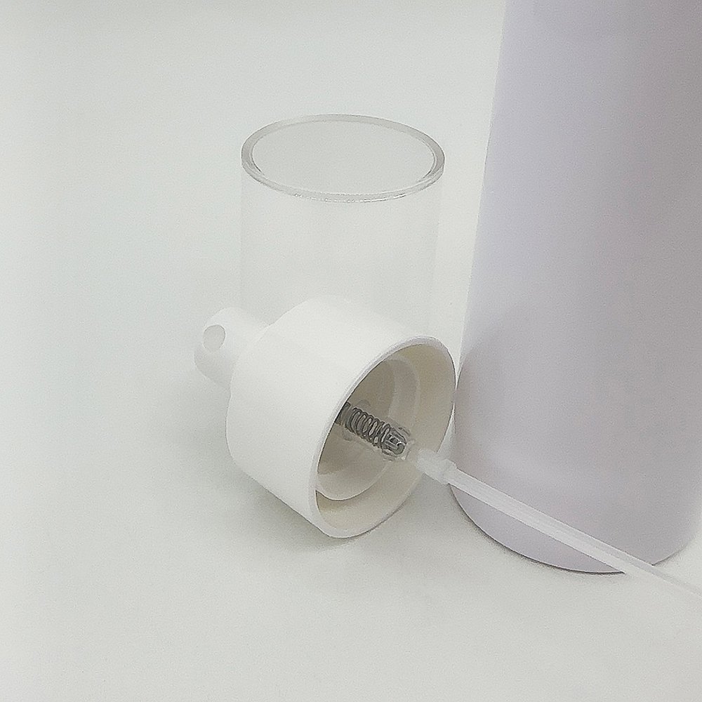 120ml-150ml White Flat Shoulder Pure Lotion Dispenser bottle Clear scrub spray bottle